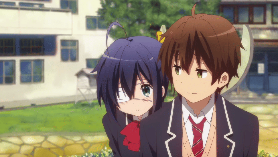 cuplikan dari anime Love, Chunibyo & Other Delusions! (2012)