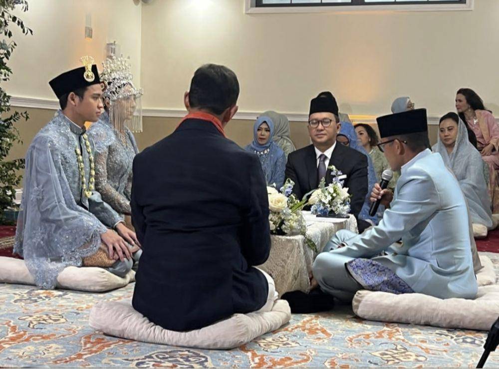 Akad nikah Atheera Uno. (Instagram.com/anindyabakrie)