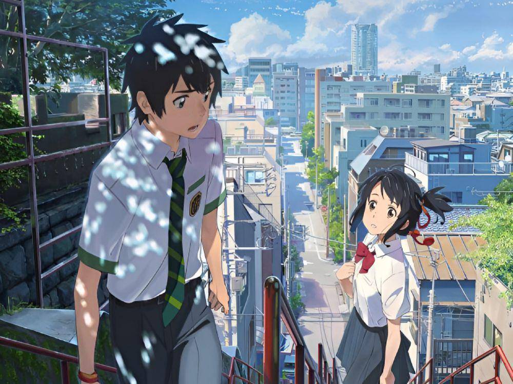 karakter Taki dan Mitsuha (dok. CoMix Wave Films/Your Name.)