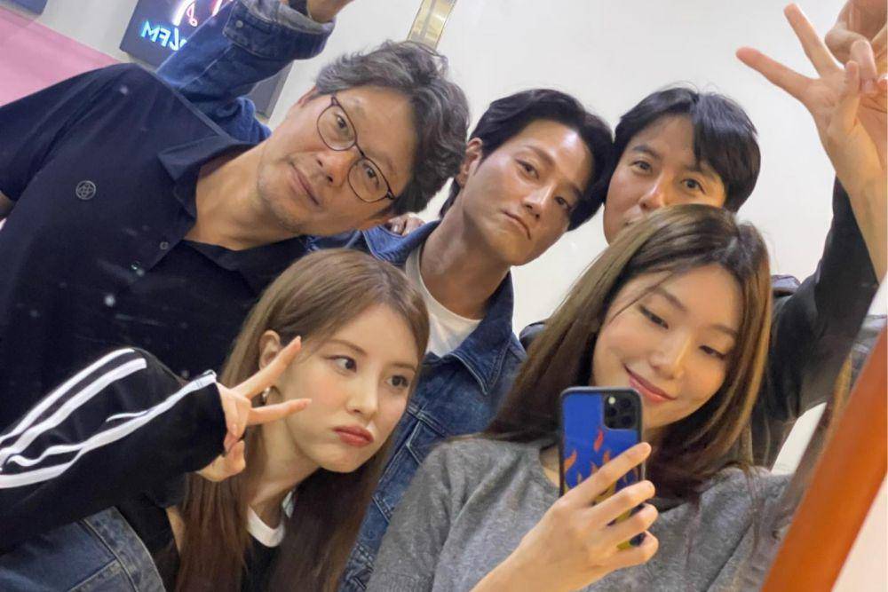 potret di balik layar drama Song of the Bandits (instagram.com/holly608)