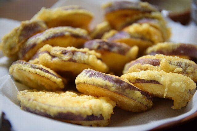 ilustrasi tempura ubi jalar (commons.wikimedia.org/Raita Futo)