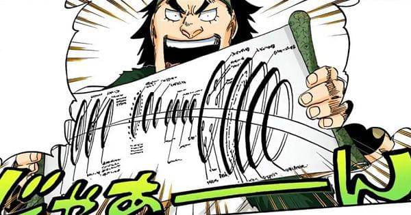 Ganju menunjukkan peta dalam versi manganya ( Dok. Shueisha / Bleach )