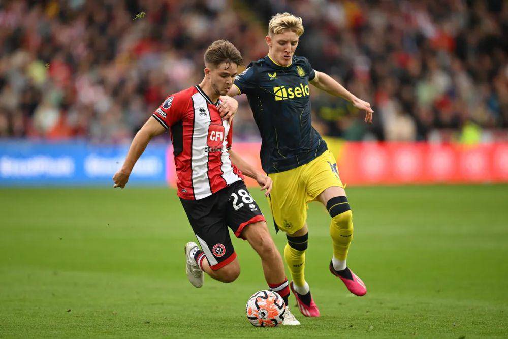 Sheffield United saat menghadapi Newcastle United di Premier League 2023/2024. (premierleague.com)