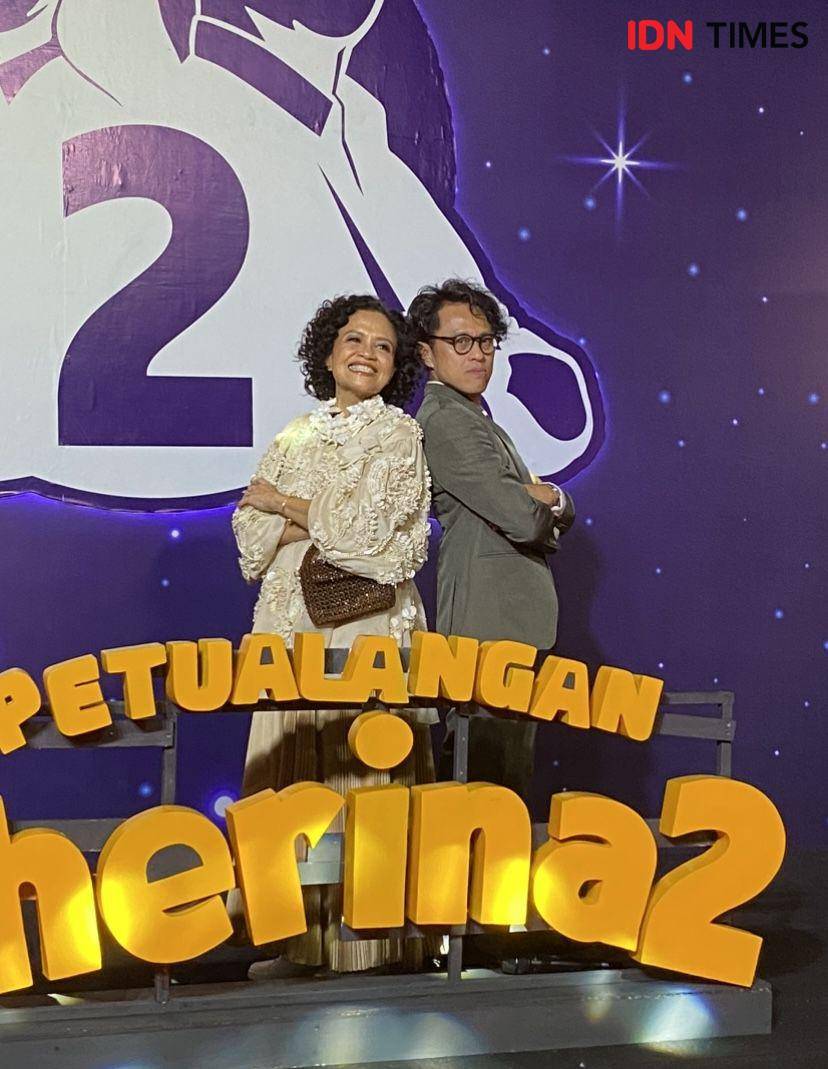 potret artis hadiri red carpet gala premiere film Petualangan Sherina 2 (Dok. IDN TIMES/Rani Asnurida)