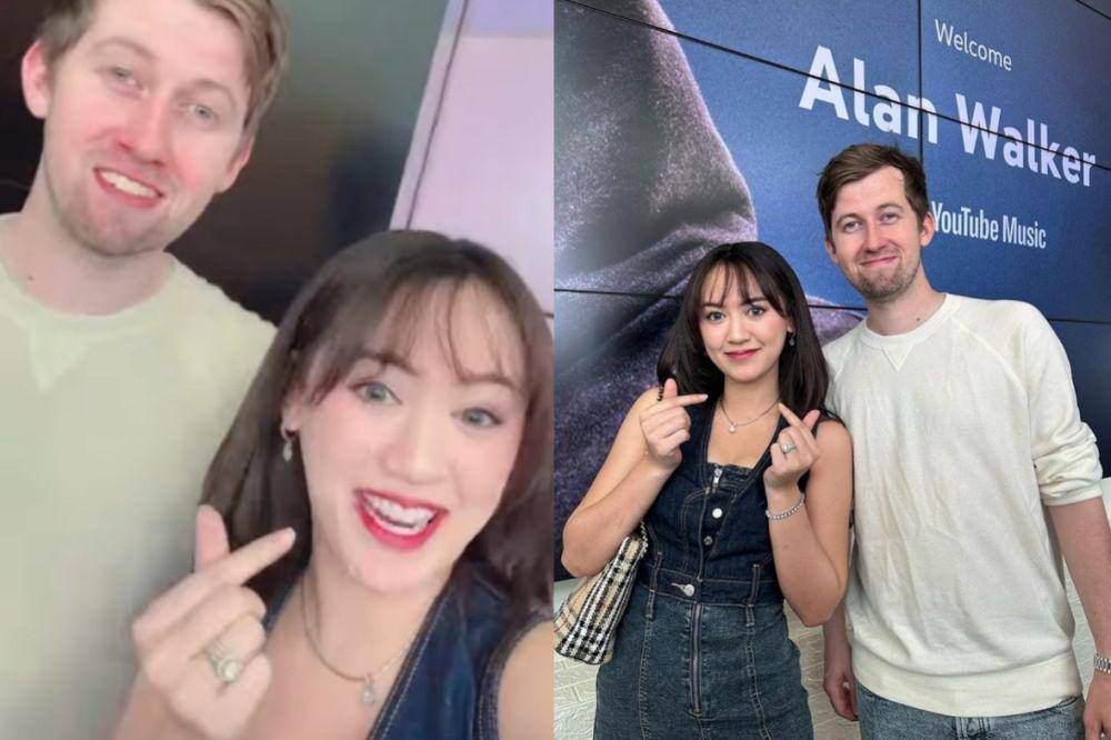 Happy asmara bertemu alan Walker (Instagram.com/alanwalkermusic)