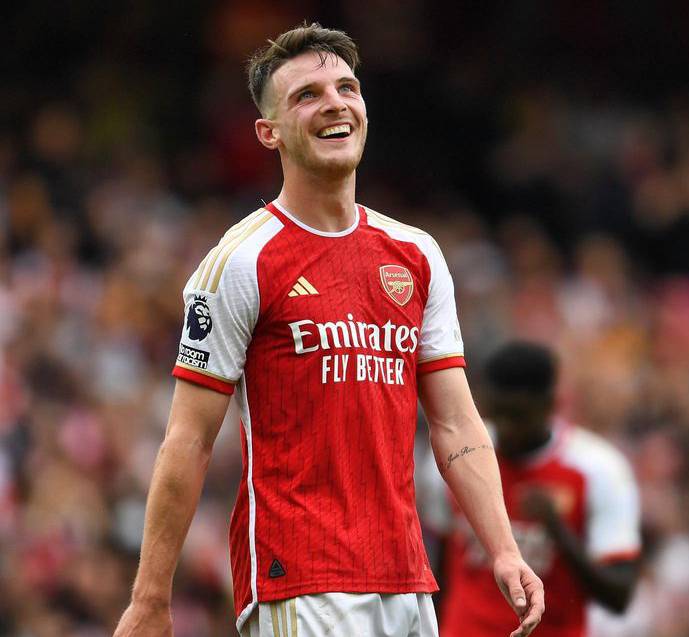 pemain Arsenal Declan Rice (Instagram.com/Declan Rice)