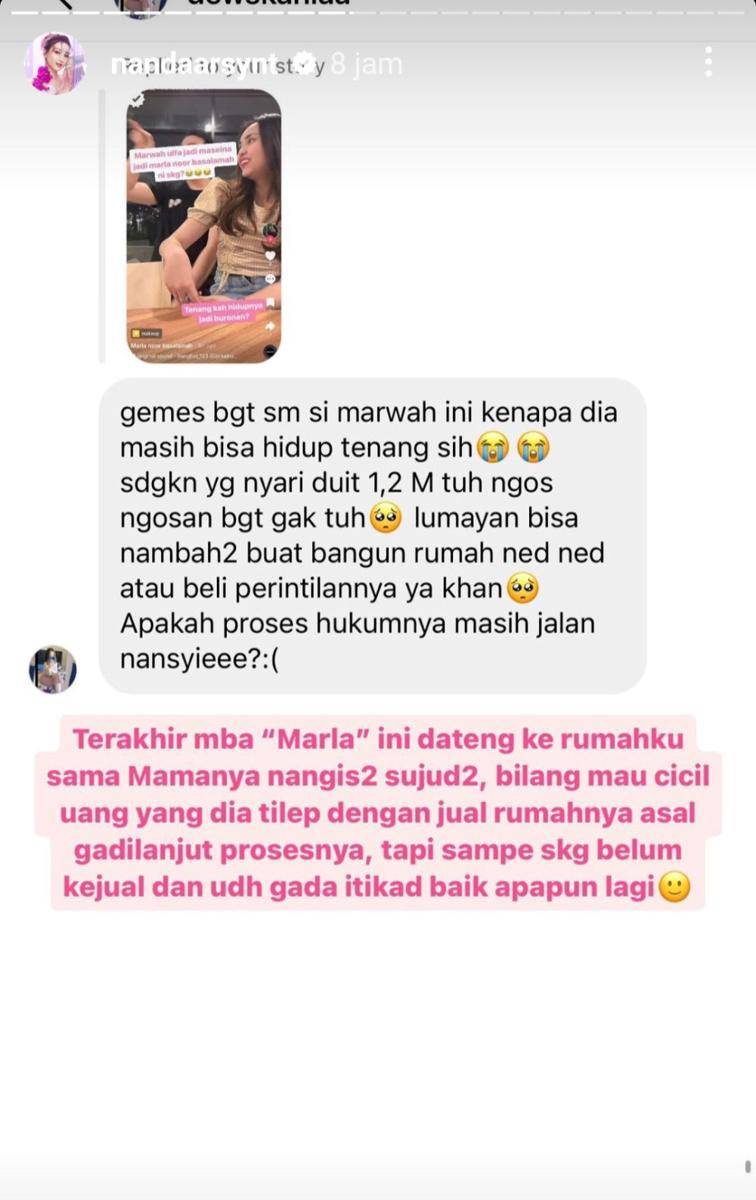 cerita Nanda Arsyinta soal ditipu mantan manajer (instagram.com/nandaarsynt)