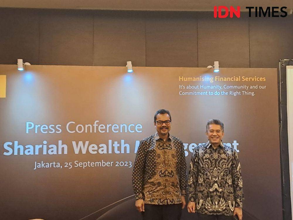 Konferensi Pers Maybank Shariah Wealth Management. (Dokumentasi/Triyan IDN Times)