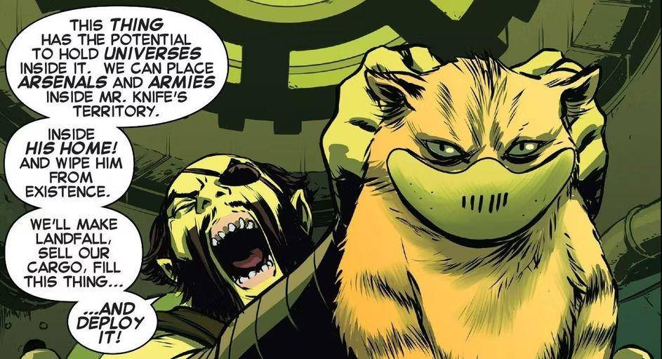 sosok Flerken (dok. Marvel Comics)