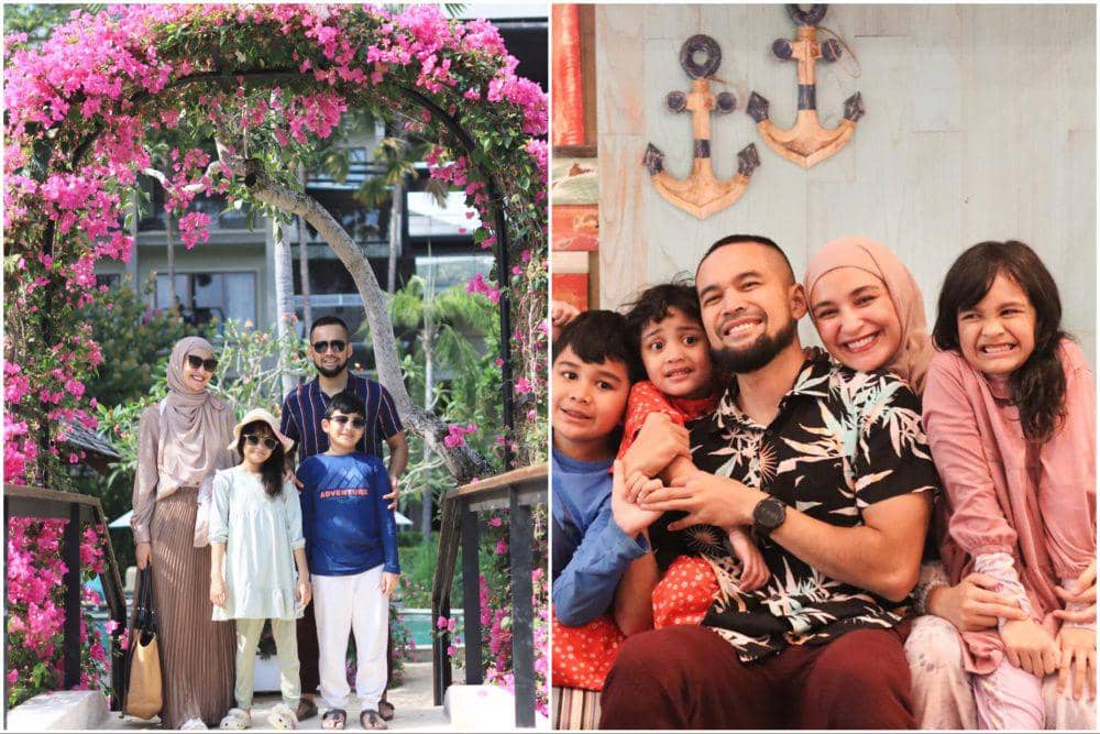 10 Potret Keluarga Teuku Wisnu Liburan ke Bali, Seru!