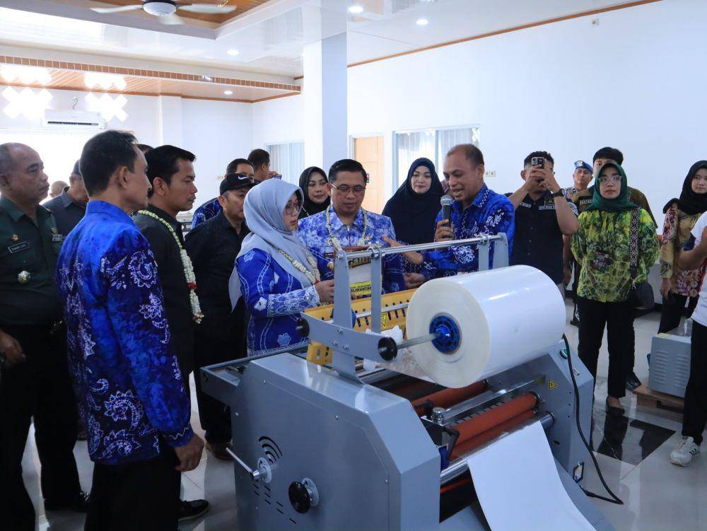 Rumah Kemasan pertama milik Pemko Banjarmasin diresmikan.