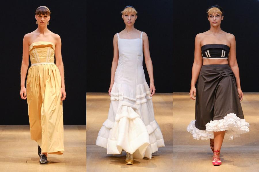 12 Koleksi Molly Goddard di London Fashion Week 2023, Feminin!