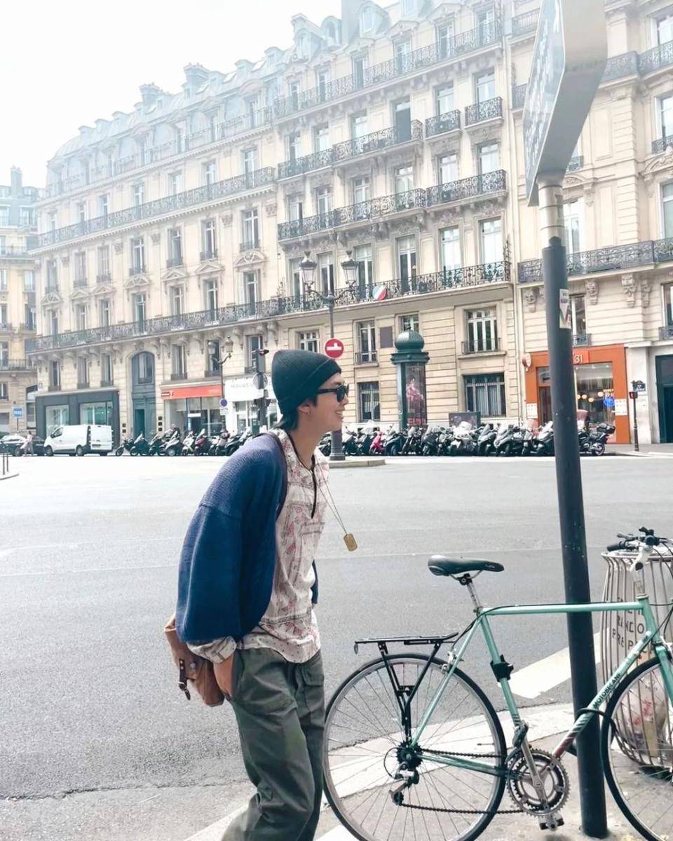 mix and match outer ala RM BTS (instagram.com/rkive)