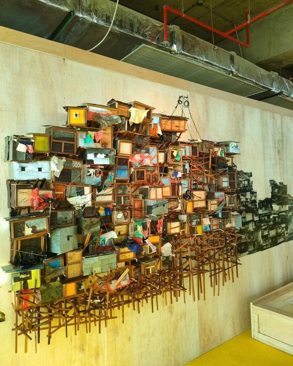 Instalasi seni di Jakarta Architecture Festival 2023 (instagram.com/theonlyalfarizky)