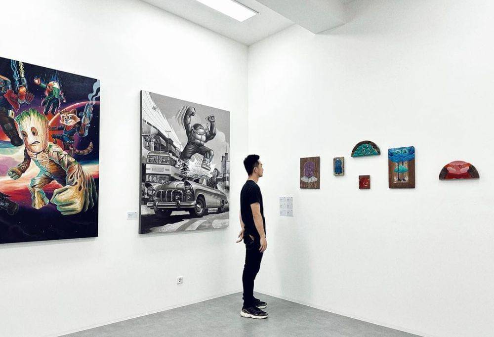 Ilustrasi mengunjungi pameran di Jakarta (instagram.com/wilianrobin)