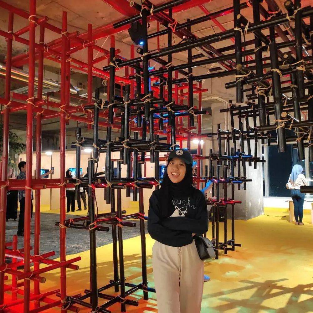 Spot instalasi seni di Jakarta Architecture Festival 2023 (instagram.com/novandaprscll)