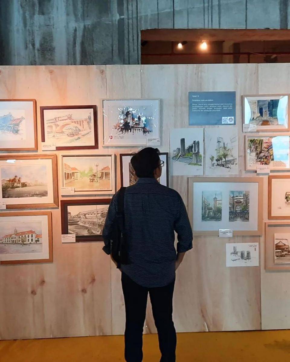 Spot bingkai foto di Jakarta Architecture Festival 2023 (instagram.com/edo_marpita_putra)