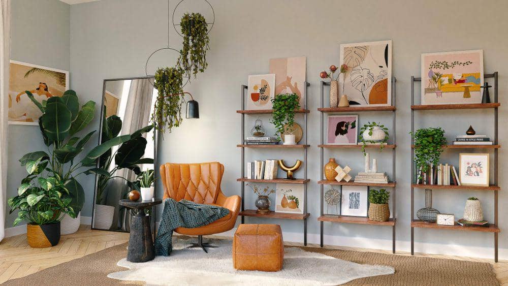 inspirasi dekorasi reading nook di rumah (unsplash.com/Spacejoy)