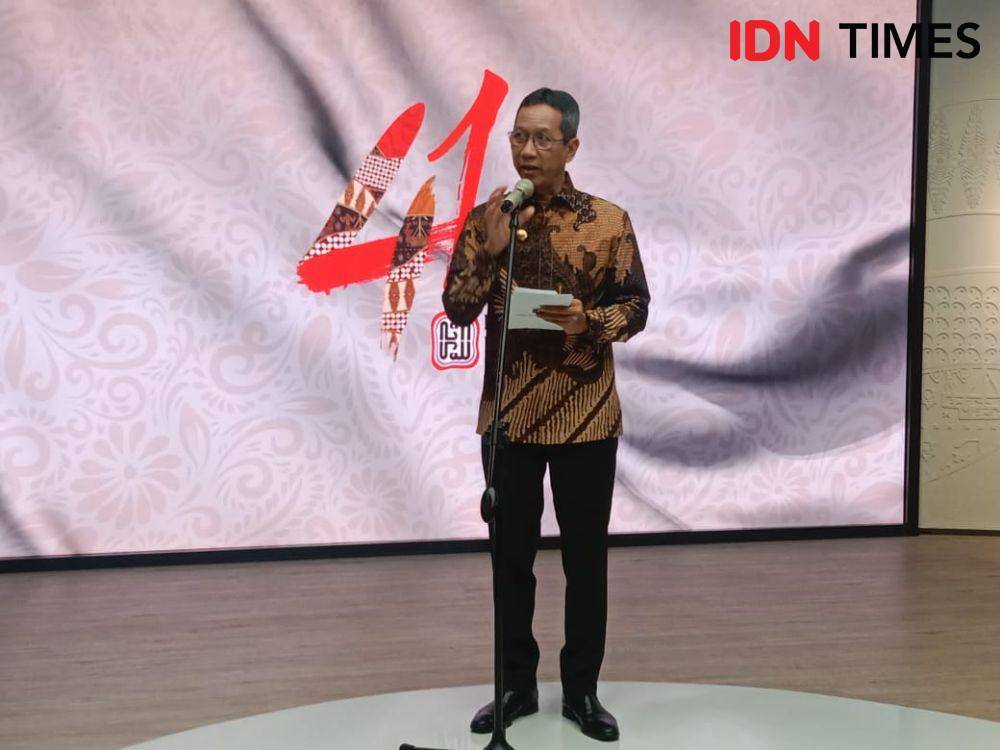 Heru Budi Hartono meresmikan Bentara Budaya Art Gallery (26/9/2023). (IDN Times/Febriyanti Revitasari)