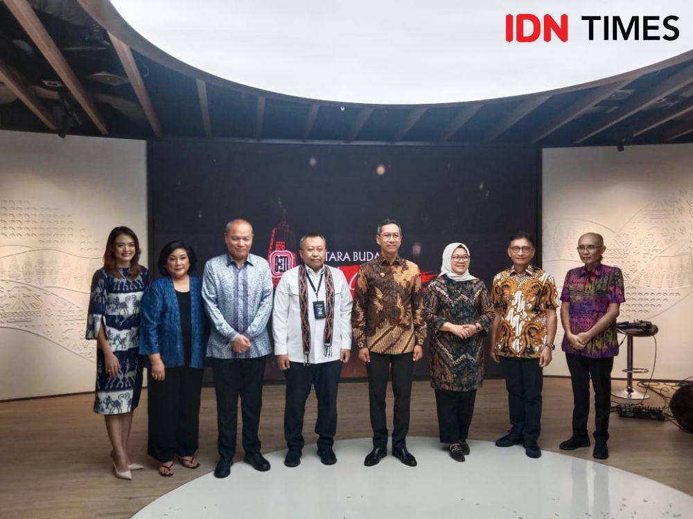 Heru Budi Hartono meresmikan Bentara Budaya Art Gallery (26/9/2023). (IDN Times/Febriyanti Revitasari)