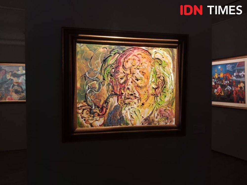 Tampilan pameran Bentara Budaya Art Gallery (26/9/2023). (IDN Times/Febriyanti Revitasari)