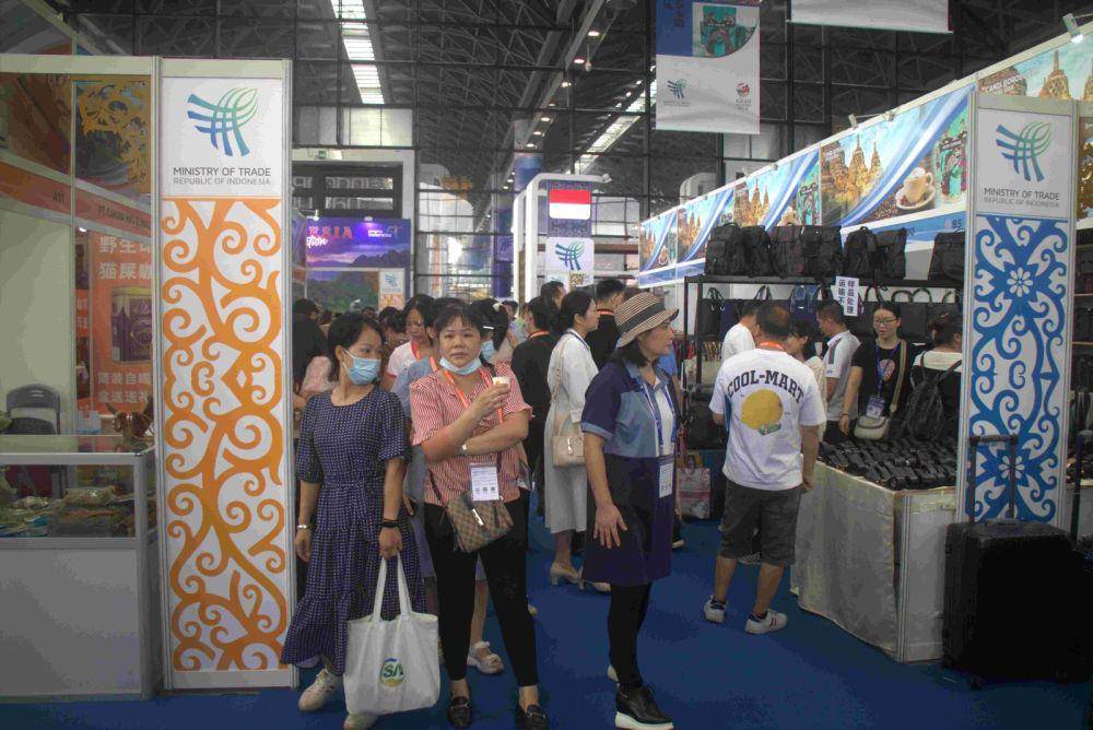 The 20th China ASEAN EXPO (CAEXPO) dilaksanakan di Nanning International Convention and Exhibition Center (NICEC), Nanning, Tiongkok. (dok. Kementerian Perdagangan)