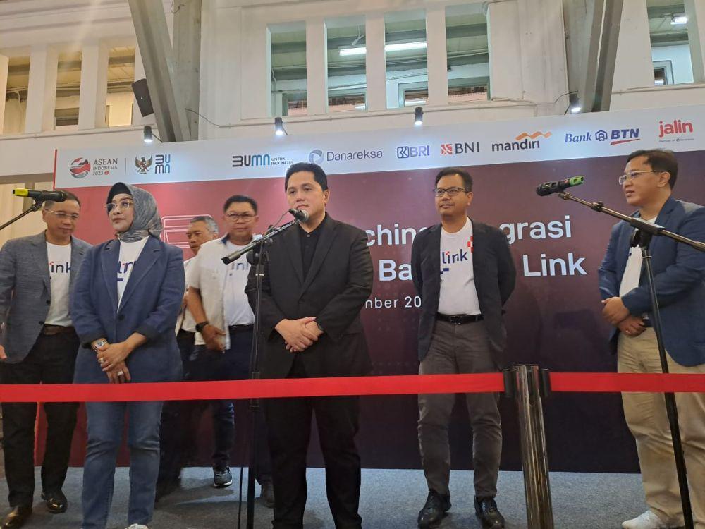 Erick Sebut ATM Link Himbara Mendominasi di RI