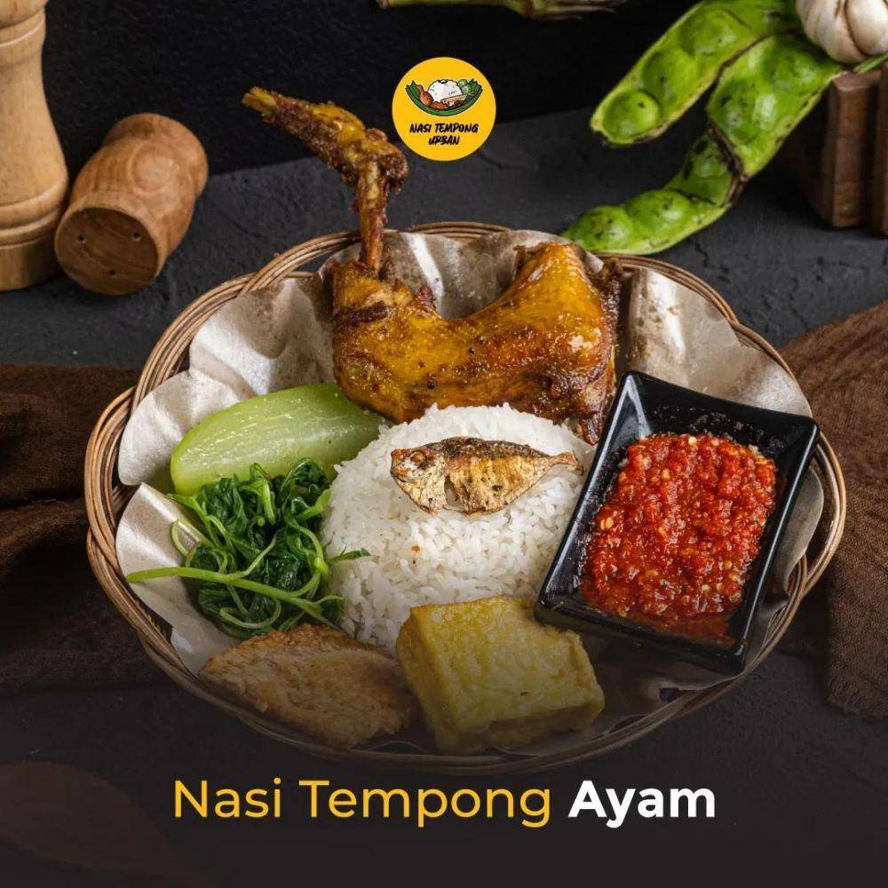 Potret menu di Nasi Tempong Urban (instagram.com/urbantempong)