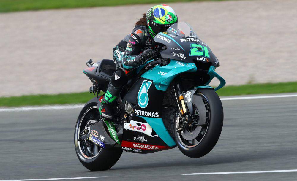 Franco Morbidelli saat memperkuat Petronas Yamaha SRT pada MotoGP 2020. (roadracingworld.com)