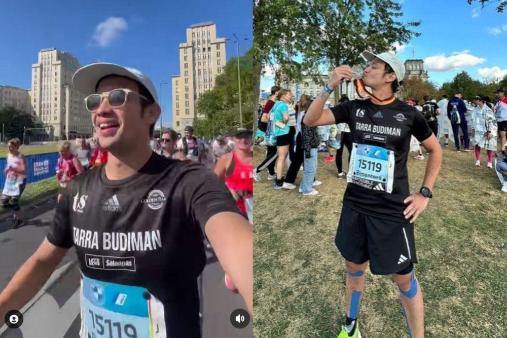 8 Potret Tarra Budiman Ikuti Berlin Maraton 2023, Mimpi Jadi Nyata
