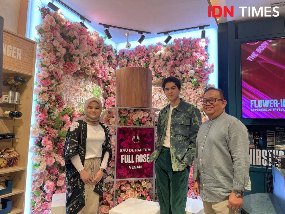 Selebrasi 'Fragrance Festival' oleh The Body Shop pada Rabu (27/9/23) (IDN Times/Dina Fadillah Salma)