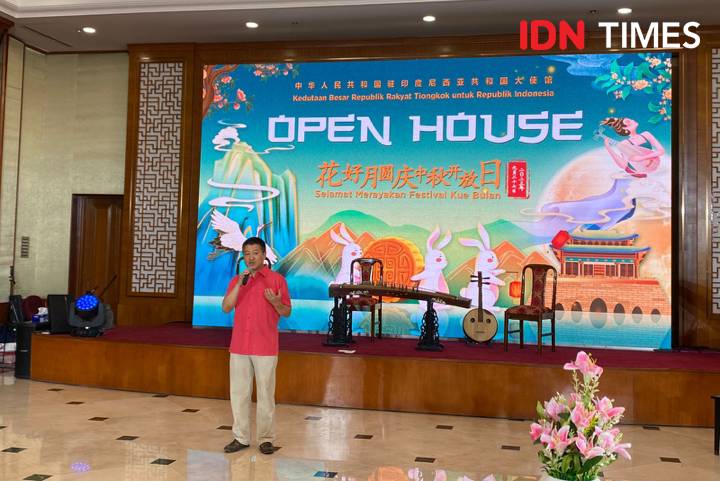 Duta Besar China untuk Indonesia, Lu Kang. (IDN Times/Sonya Michaella)