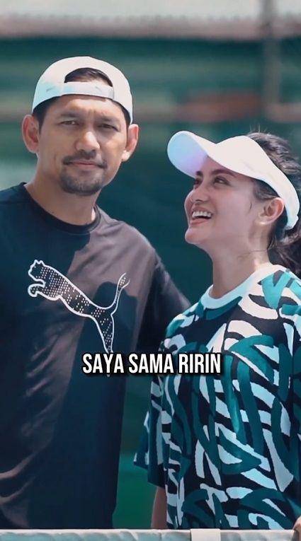 potret Ibnu Jamil dan Ririn latihan tenis (instagram.com/radotvalent)
