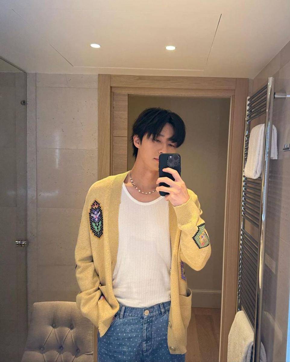 model rambut ala Park Seo Joon (instagram.com/bn_sj2013)