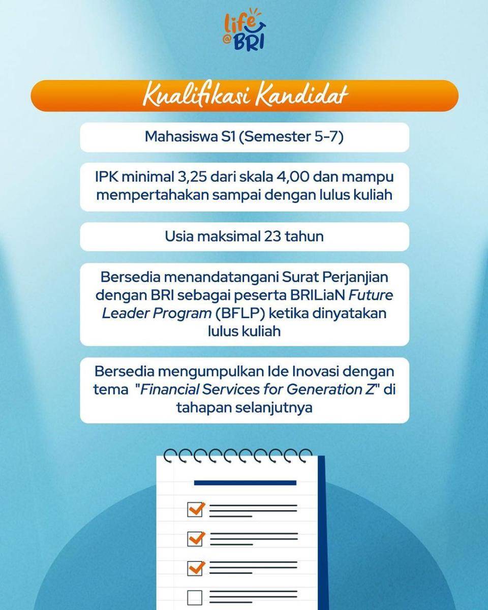 BRILiaN Scholarship Program 2023 (instagram.com/lifeatbri)