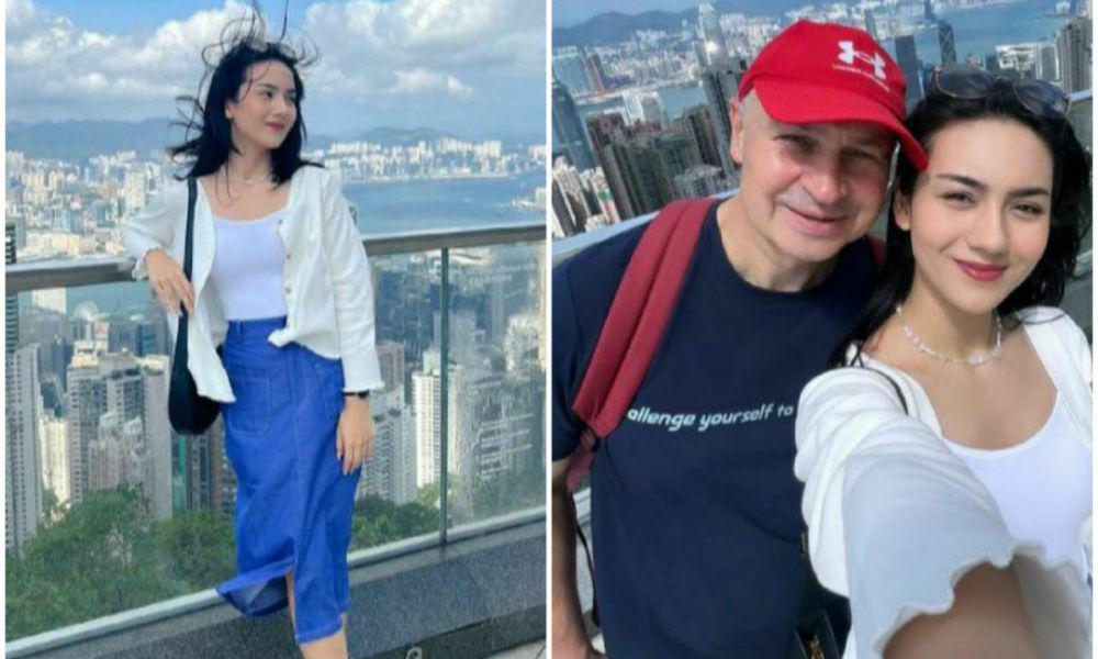 9 Potret Liburan Ersya Aurelia di Hong Kong, Ajak Papa!