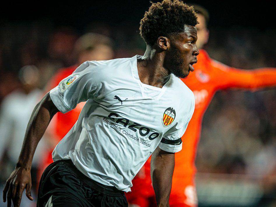 Yunus Musah berseragam Valencia. (instagram.com/yunus.musah8)