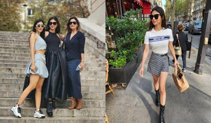 7 Momen Mouni Roy di Paris, Liburan Sekaligus Merayakan Ulang Tahun