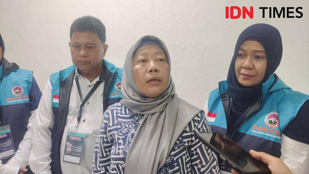 Ketua Bakorsi Nasional, Tata Wijayati saat ditemui IDNTimes, usai mengukuhkan Team 100 Bakorsi Kota Depok. (IDNTimes/Dicky)