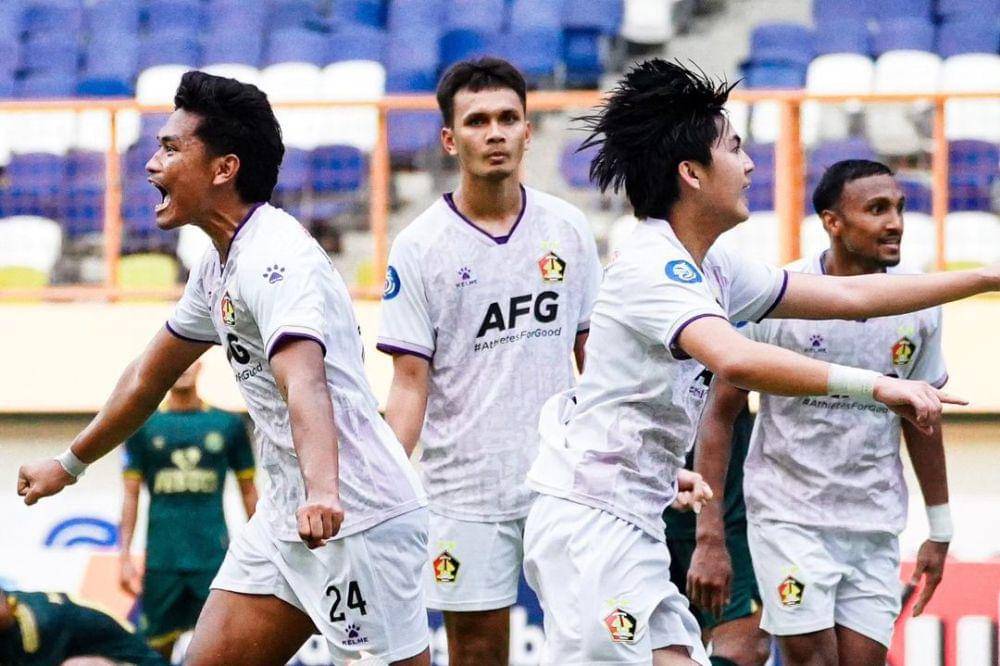 Persik Kediri dalam laga menghadapi Persikabo 1973 pada putaran pertama Liga 1 Indonesia 2023/2024. (instagram.com/persikfcofficial)