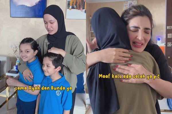 7 Potret Perpisahan Arsya dengan Pengasuhnya, Tangis Ashanty Pecah