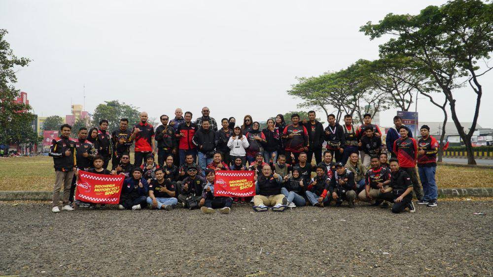 Berbagai komunitas roda dua mengikuti jambore (dok. IMOS)