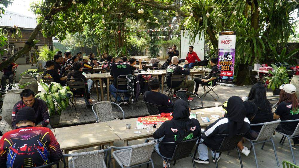 Komunitas motor bisa sekalian kopdar di IMOS+ (dok. IMOS)