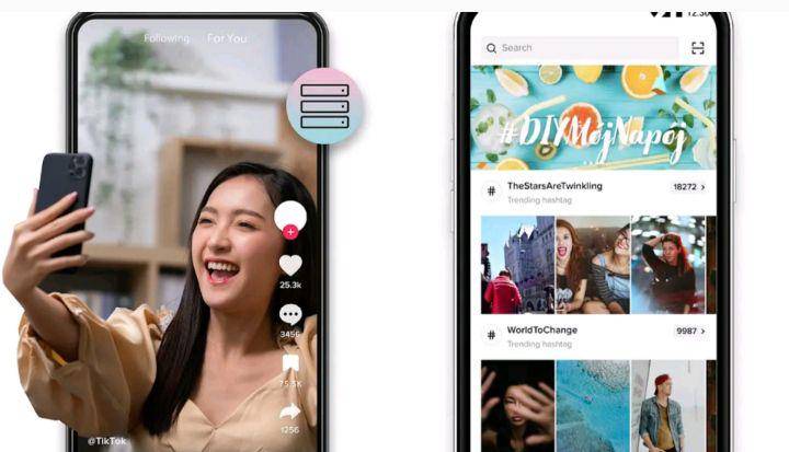 tampilan TikTok Lite (play.google.com)