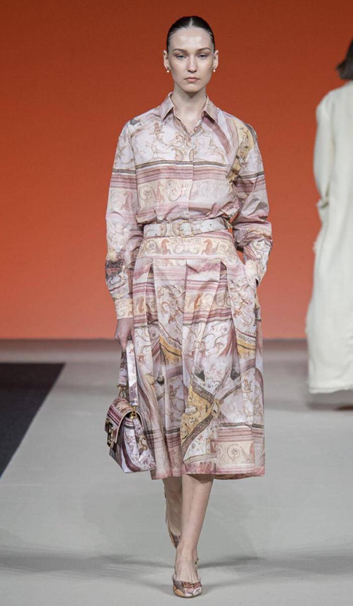 Koleksi Laura Biagiotti di Milan Fashion Week 2023 (dok. Alessandro Levati)