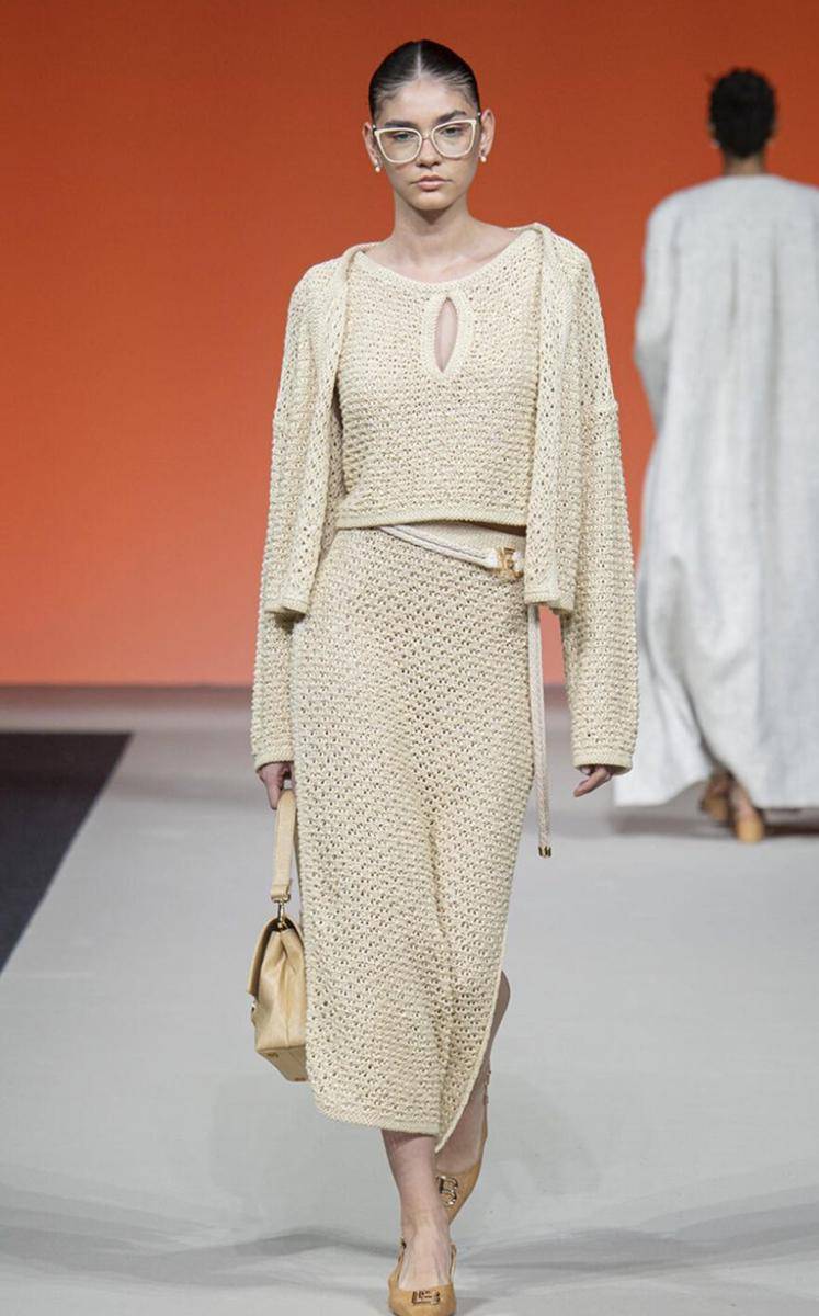 Koleksi Laura Biagiotti di Milan Fashion Week 2023 (dok. Alessandro Levati)