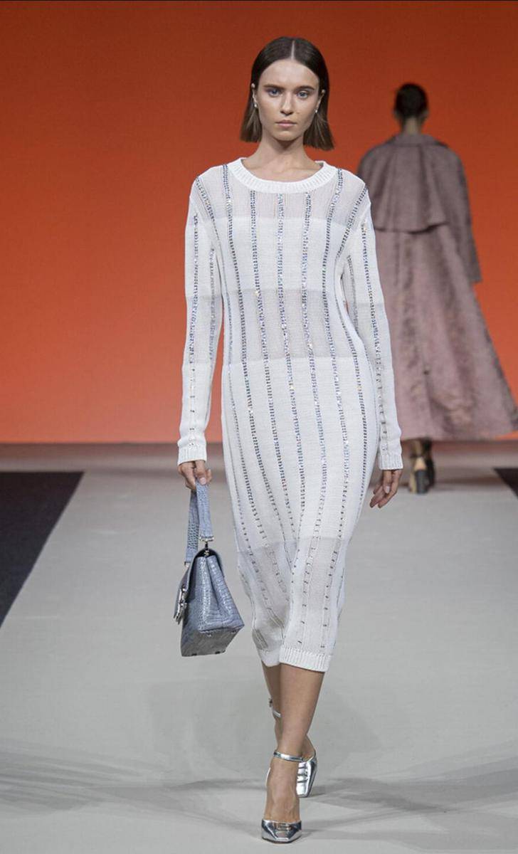 Koleksi Laura Biagiotti di Milan Fashion Week 2023 (dok. Alessandro Levati)