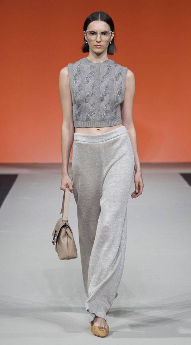 Koleksi Laura Biagiotti di Milan Fashion Week 2023 (dok. Alessandro Levati)