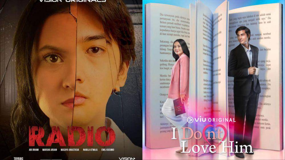 Series Indonesia akhir tahun 2023 (dok. Visio Plus / Radio | dok. Viu Originals / I Do(n't) Love Him)