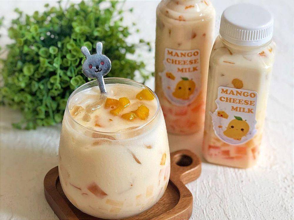 ilustrasi mango milk cheese (instagram.com/yackikuka)